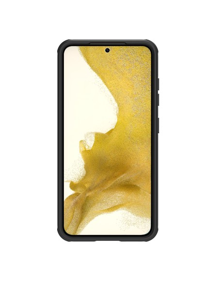 Nillkin Super Frosted Shield Pro magnetinis dėklas, skirtas Samsung Galaxy S23 su MagSafe šarvuotu dangteliu juodu Nillkin Super Frosted Shield Pro magnetinis dėklas, skirtas Samsung Galaxy S23 su MagSafe šarvuotu dangteliu juodu