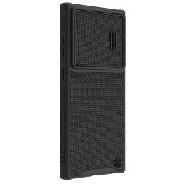 Nillkin Textured S Case Samsung Galaxy S22 Ultra šarvuotas dangtelis su juodu fotoaparato dangteliu