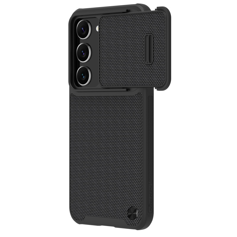 Nillkin Textured S Case Samsung Galaxy S23+ šarvuotas dangtelis su juodu fotoaparato dangteliu Nillkin Textured S Case Samsung Galaxy S23+ šarvuotas dangtelis su juodu fotoaparato dangteliu