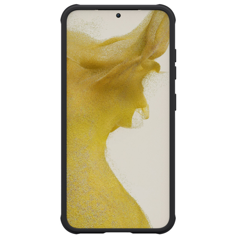 Nillkin CamShield Pro dėklas, skirtas Samsung Galaxy S23, dangtelis su fotoaparato dangteliu, juodas