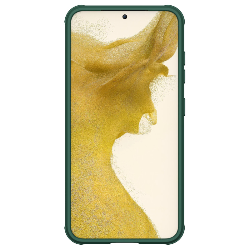Nillkin CamShield Pro dėklas, skirtas Samsung Galaxy S23+, dangtelis su fotoaparato dangteliu, žalias