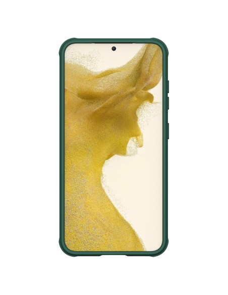 Nillkin CamShield Pro dėklas, skirtas Samsung Galaxy S23+, dangtelis su fotoaparato dangteliu, žalias Nillkin CamShield Pro dėklas, skirtas Samsung Galaxy S23+, dangtelis su fotoaparato dangteliu, žalias