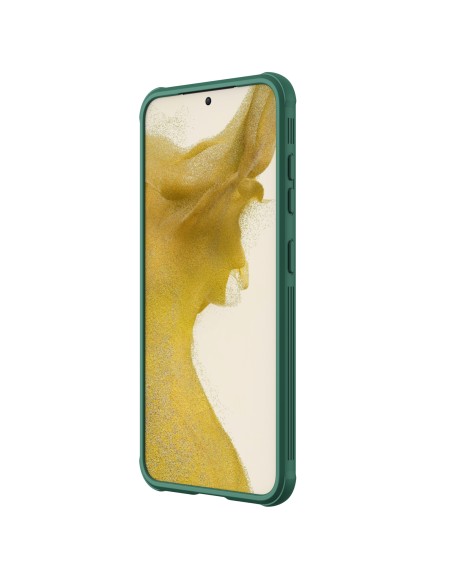Nillkin CamShield Pro dėklas, skirtas Samsung Galaxy S23+, dangtelis su fotoaparato dangteliu, žalias Nillkin CamShield Pro dėklas, skirtas Samsung Galaxy S23+, dangtelis su fotoaparato dangteliu, žalias