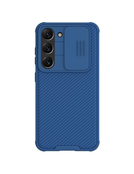 Nillkin CamShield Pro dėklas, skirtas Samsung Galaxy S23+, dangtelis su fotoaparato dangteliu, mėlynas Nillkin CamShield Pro dėklas, skirtas Samsung Galaxy S23+, dangtelis su fotoaparato dangteliu, mėlynas