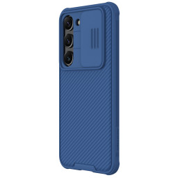 Nillkin CamShield Pro dėklas, skirtas Samsung Galaxy S23+, dangtelis su fotoaparato dangteliu, mėlynas
