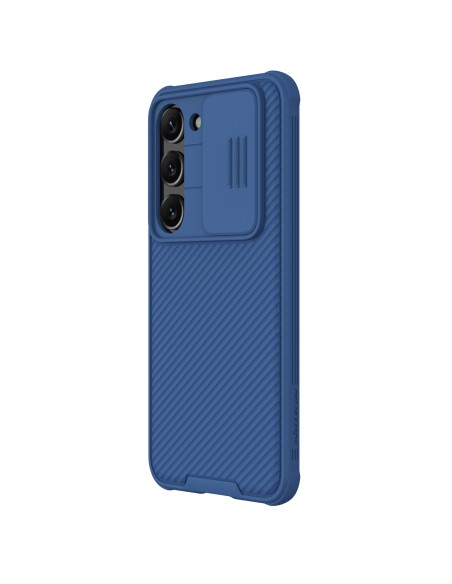 Nillkin CamShield Pro dėklas, skirtas Samsung Galaxy S23+, dangtelis su fotoaparato dangteliu, mėlynas Nillkin CamShield Pro dėklas, skirtas Samsung Galaxy S23+, dangtelis su fotoaparato dangteliu, mėlynas