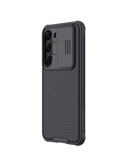 Nillkin CamShield Pro dėklas, Samsung Galaxy S23+ dėklas, dangtelis su fotoaparato dangteliu, juodas Nillkin CamShield Pro dėklas, Samsung Galaxy S23+ dėklas, dangtelis su fotoaparato dangteliu, juodas