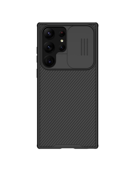 Nillkin CamShield Pro dėklas, skirtas Samsung Galaxy S23 Ultra, dangtelis su fotoaparato dangteliu, juodas Nillkin CamShield Pro dėklas, skirtas Samsung Galaxy S23 Ultra, dangtelis su fotoaparato dangteliu, juodas