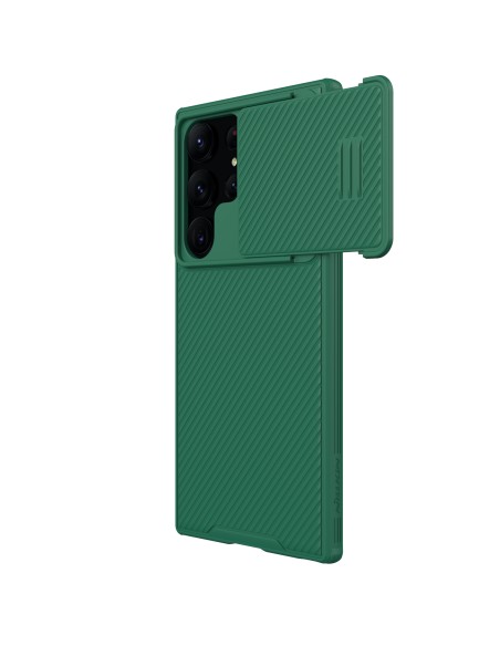 Nillkin CamShield S dėklas Samsung Galaxy S23 Ultra Armored Cover Camera Protector Protector Green