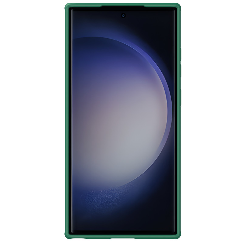Nillkin CamShield S dėklas Samsung Galaxy S23 Ultra Armored Cover Camera Protector Protector Green