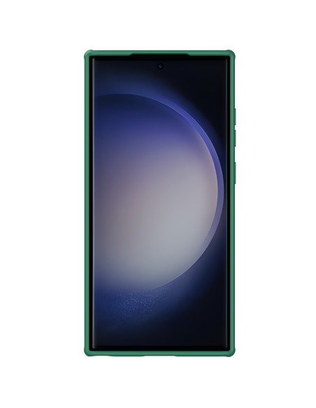 Nillkin CamShield S dėklas Samsung Galaxy S23 Ultra Armored Cover Camera Protector Protector Green