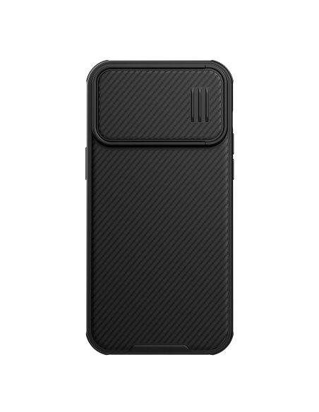 Nillkin CamShield S Case iPhone 14 Pro Max Šarvuotos dangtelio kameros apsauga, juoda