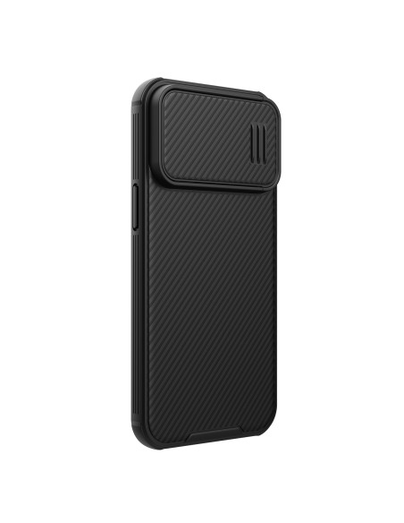 Nillkin CamShield S Case iPhone 14 Pro Max Šarvuotos dangtelio kameros apsauga, juoda