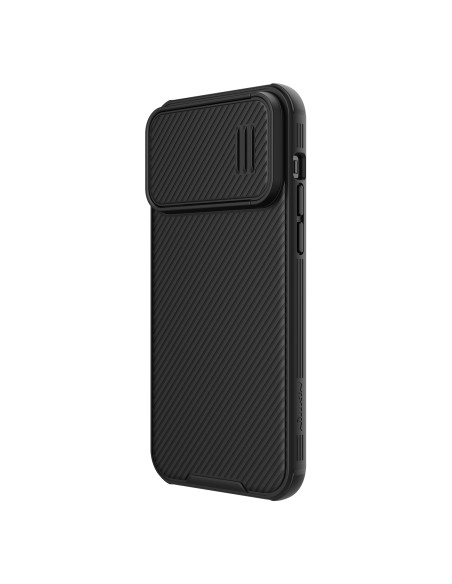 Nillkin CamShield S Case iPhone 14 Pro Max Šarvuotos dangtelio kameros apsauga, juoda