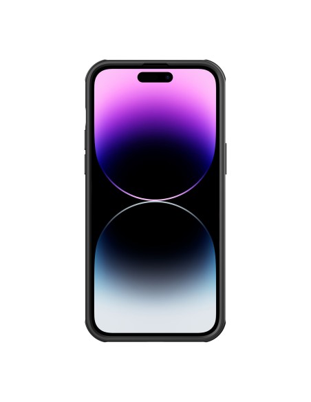 Nillkin CamShield S Case iPhone 14 Pro Max Šarvuotos dangtelio kameros apsauga, juoda