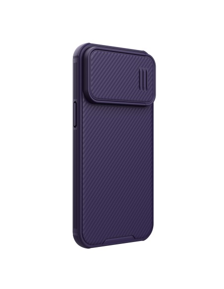 Nillkin CamShield S Case iPhone 14 Pro Max Šarvuotos dangtelio kameros apsauga Purpurinė Nillkin CamShield S Case iPhone 14 Pro Max Šarvuotos dangtelio kameros apsauga Purpurinė
