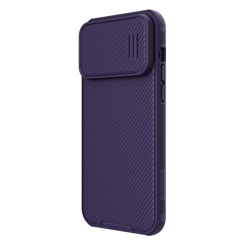 Nillkin CamShield S Case iPhone 14 Pro Max Šarvuotos dangtelio kameros apsauga Purpurinė