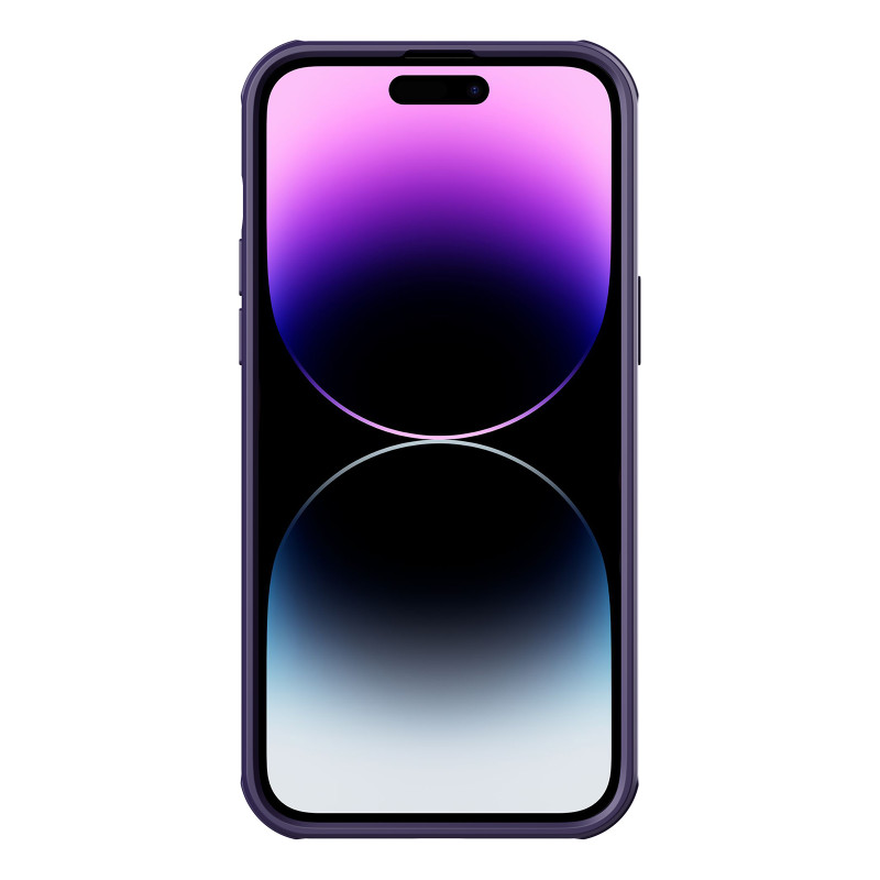 Nillkin CamShield S Case iPhone 14 Pro Max Šarvuotos dangtelio kameros apsauga Purpurinė