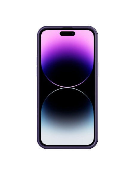 Nillkin CamShield S Case iPhone 14 Pro Max Šarvuotos dangtelio kameros apsauga Purpurinė Nillkin CamShield S Case iPhone 14 Pro Max Šarvuotos dangtelio kameros apsauga Purpurinė