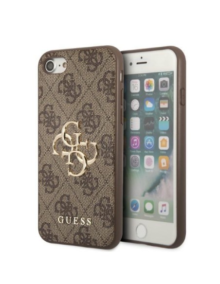 Guess 4G didelis metalinis logotipo dėklas, skirtas iPhone 7 / 8 / SE 2020 / SE 2022 – ruda Guess 4G didelis metalinis logotipo dėklas, skirtas iPhone 7 / 8 / SE 2020 / SE 2022 – ruda