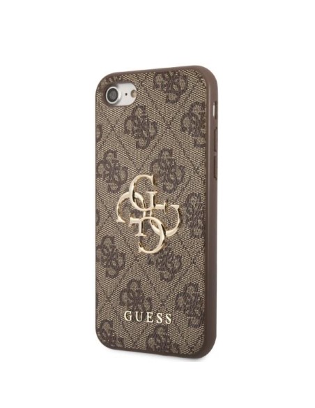 Guess 4G didelis metalinis logotipo dėklas, skirtas iPhone 7 / 8 / SE 2020 / SE 2022 – ruda Guess 4G didelis metalinis logotipo dėklas, skirtas iPhone 7 / 8 / SE 2020 / SE 2022 – ruda