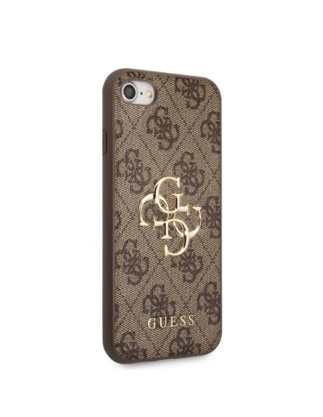Guess 4G didelis metalinis logotipo dėklas, skirtas iPhone 7 / 8 / SE 2020 / SE 2022 – ruda Guess 4G didelis metalinis logotipo dėklas, skirtas iPhone 7 / 8 / SE 2020 / SE 2022 – ruda