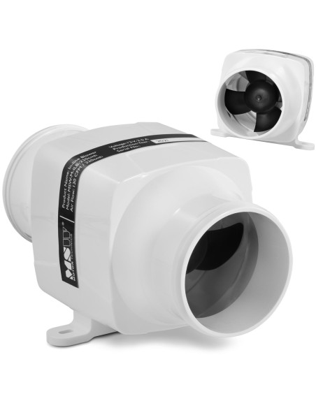 Tunelinis ventiliatorius motorinei jachtai kemperiui karavanui 76mm 12V 2.5A 14m/s Tunelinis ventiliatorius motorinei jachtai kemperiui karavanui 76mm 12V 2.5A 14m/s