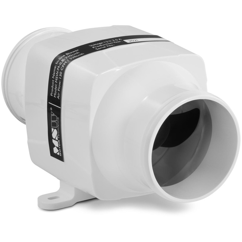 Tunelinis ventiliatorius motorinei jachtai kemperiui karavanui 76mm 12V 2.5A 14m/s