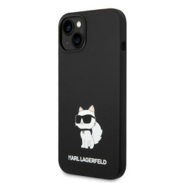 Karl Lagerfeld Silicone Choupette MagSafe dėklas iPhone 14 Plus - juodas