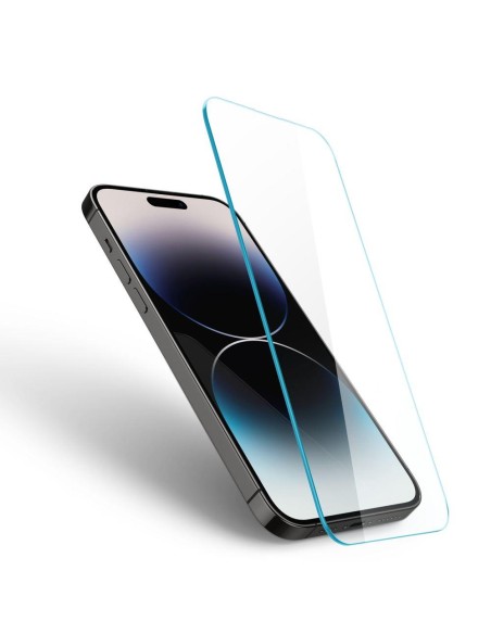 „Spigen Glas.tR Slim Privacy“ grūdintas stiklas, skirtas „iPhone 14 Pro“. „Spigen Glas.tR Slim Privacy“ grūdintas stiklas, skirtas „iPhone 14 Pro“.