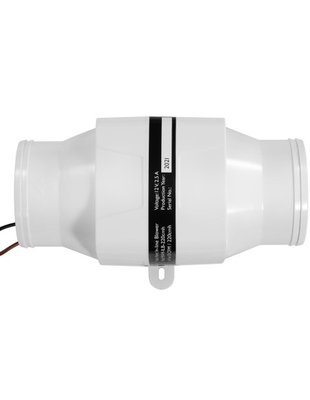 Tunelinis ventiliatorius motorinei jachtai kemperiui karavanui 76mm 12V 2.5A 14m/s Tunelinis ventiliatorius motorinei jachtai kemperiui karavanui 76mm 12V 2.5A 14m/s