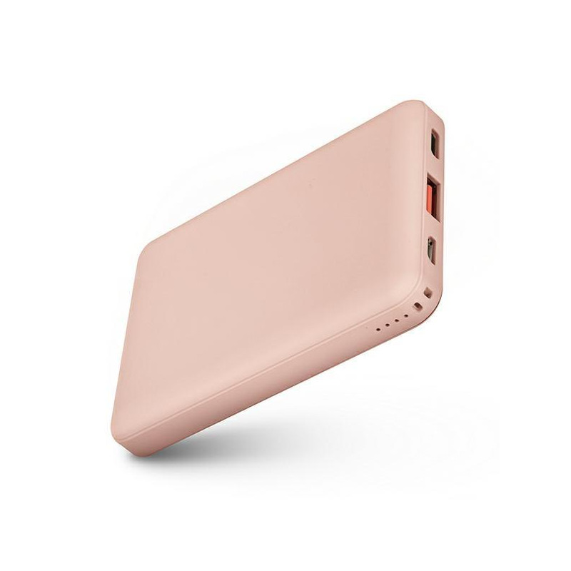 Powerbank Uniq Fuele mini 8000mAh USB-C 18W PD – rožinė