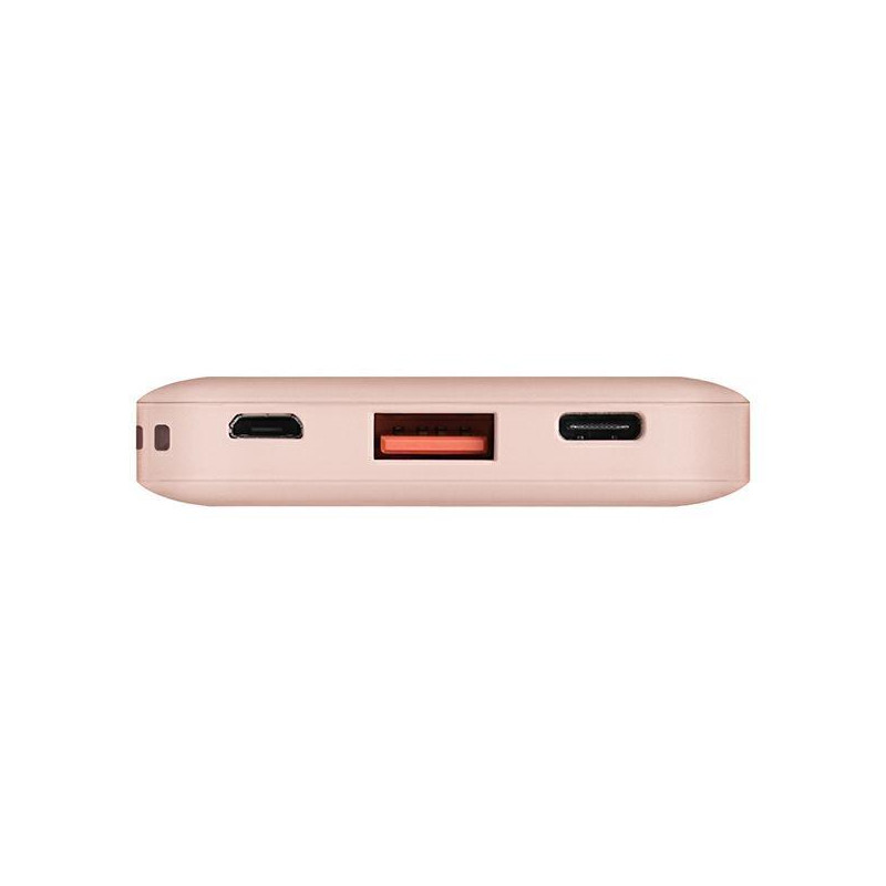 Powerbank Uniq Fuele mini 8000mAh USB-C 18W PD – rožinė