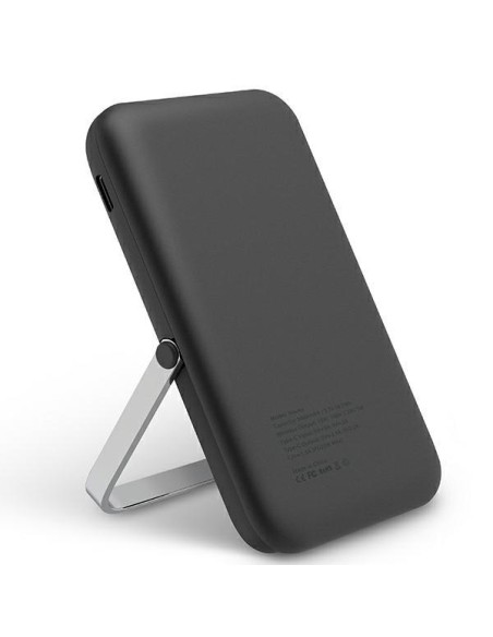 Powerbank UNIQ Hoveo 5000mAh magnetinis USB-C 20W PD - pilka Powerbank UNIQ Hoveo 5000mAh magnetinis USB-C 20W PD - pilka