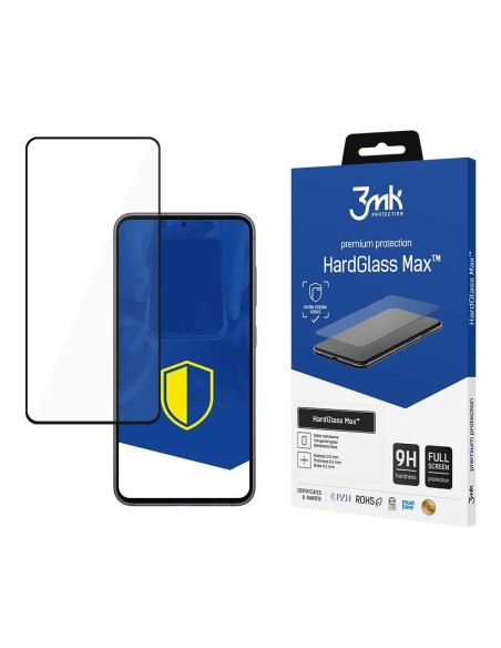 9H 3mk HardGlass Max™ stiklas, skirtas Samsung Galaxy S23+ 9H 3mk HardGlass Max™ stiklas, skirtas Samsung Galaxy S23+