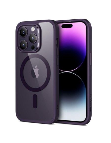 ESR Classic Hybrid Halolock MagSafe dėklas skirtas iPhone 14 Pro Max - skaidri violetinė ESR Classic Hybrid Halolock MagSafe dėklas skirtas iPhone 14 Pro Max - skaidri violetinė