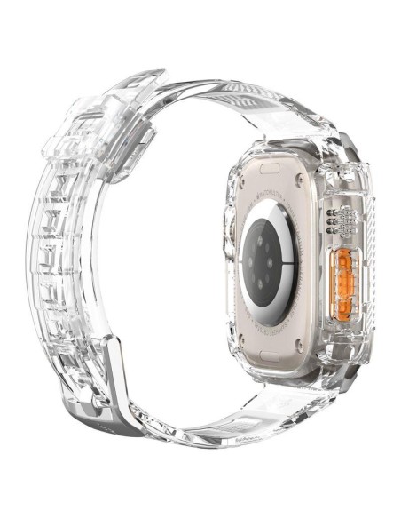 Spigen Rugged Armor Pro dėklas su dirželiu Apple Watch Ultra (49 mm) - skaidrus Spigen Rugged Armor Pro dėklas su dirželiu Apple Watch Ultra (49 mm) - skaidrus