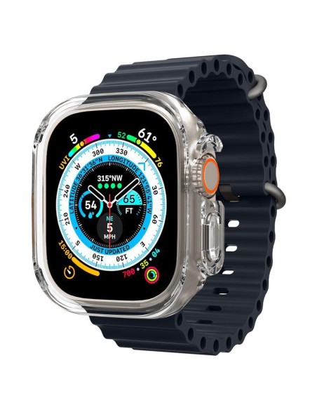 Spigen Ultra Hybrid dėklas Apple Watch Ultra (49 mm) - skaidrus Spigen Ultra Hybrid dėklas Apple Watch Ultra (49 mm) - skaidrus