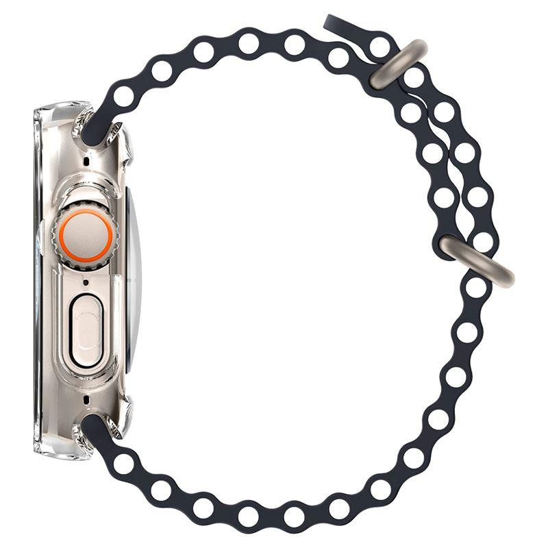 Spigen Ultra Hybrid dėklas Apple Watch Ultra (49 mm) - skaidrus