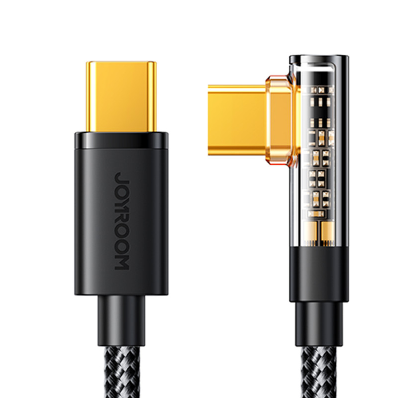Joyroom S-CC100A6 USB-C – USB-C laidas 100W 480Mb/ s 1,2m – juodas