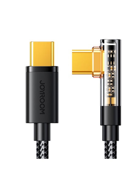Joyroom S-CC100A6 USB-C – USB-C laidas 100W 480Mb/ s 1,2m – juodas Joyroom S-CC100A6 USB-C – USB-C laidas 100W 480Mb/ s 1,2m – juodas