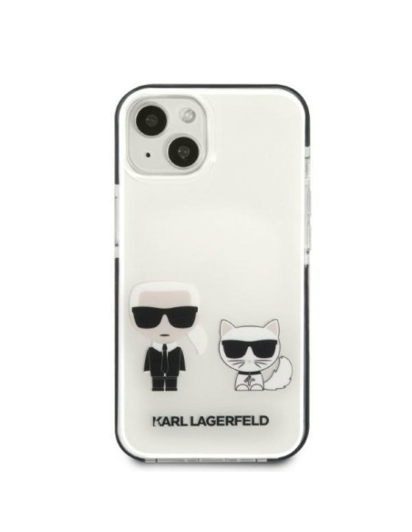 Karl Lagerfeld Karl&Choupette dėklas iPhone 13 - baltas Karl Lagerfeld Karl&Choupette dėklas iPhone 13 - baltas