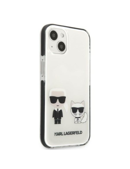 Karl Lagerfeld Karl&Choupette dėklas iPhone 13 - baltas Karl Lagerfeld Karl&Choupette dėklas iPhone 13 - baltas