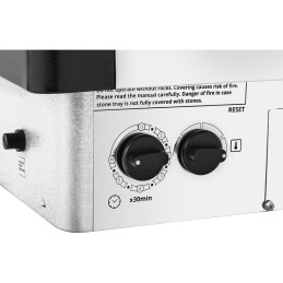 Elektrinė pirties krosnelė su įmontuotu valdymu 3-6 m3 iki 110C 400 V 4,5 kW sidabrinė-juoda