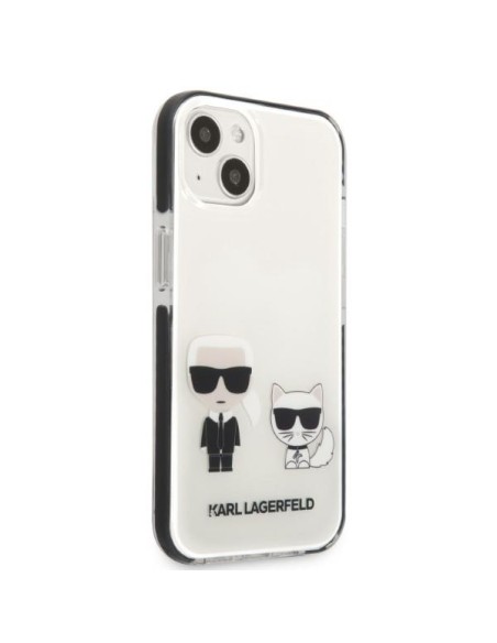 Karl Lagerfeld Karl&Choupette dėklas iPhone 13 mini - baltas Karl Lagerfeld Karl&Choupette dėklas iPhone 13 mini - baltas