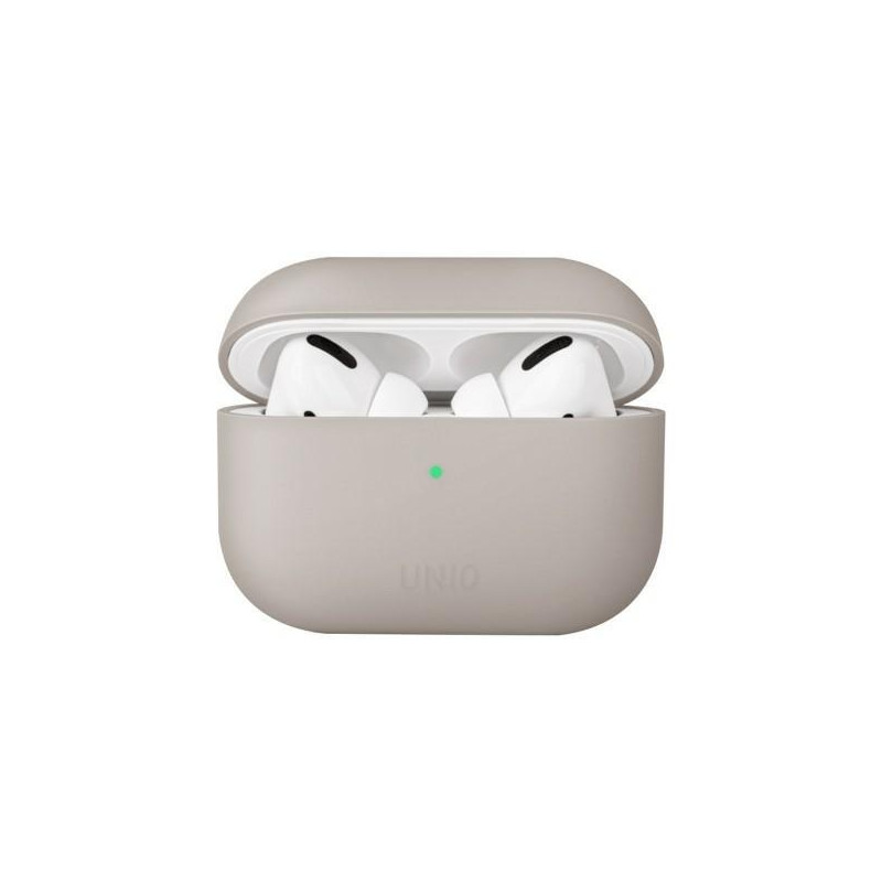 Uniq Lino dėklas, skirtas AirPods Pro – smėlio spalvos