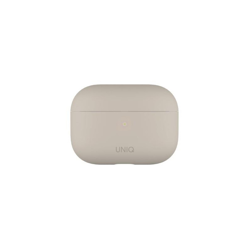 Uniq Lino dėklas, skirtas AirPods Pro – smėlio spalvos