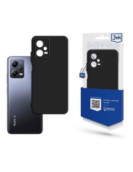 3mk matinis dėklas, skirtas Redmi Note 12 Pro - juodas 3mk matinis dėklas, skirtas Redmi Note 12 Pro - juodas
