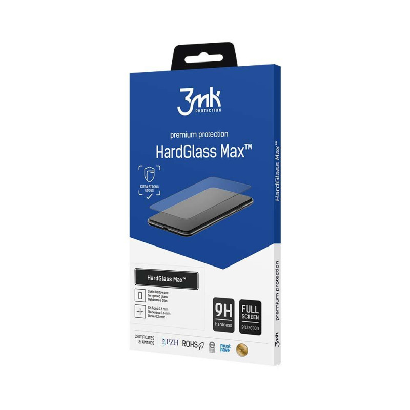 9H 3mk HardGlass Max™ stiklas, skirtas iPhone 13 Pro Max / iPhone 14 Plus 9H 3mk HardGlass Max™ stiklas, skirtas iPhone 13 Pro Max / iPhone 14 Plus