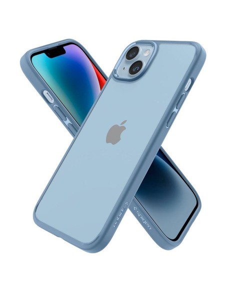 Spigen Ultra Hybrid dėklas iPhone 14 - mėlynas Spigen Ultra Hybrid dėklas iPhone 14 - mėlynas